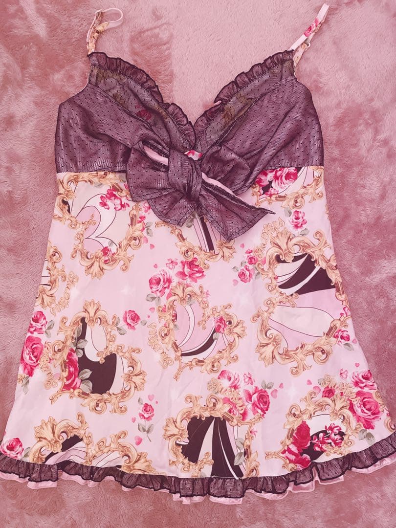 希少 マーズ MARS オーナメント柄キャミソール 平成ギャル Y2K