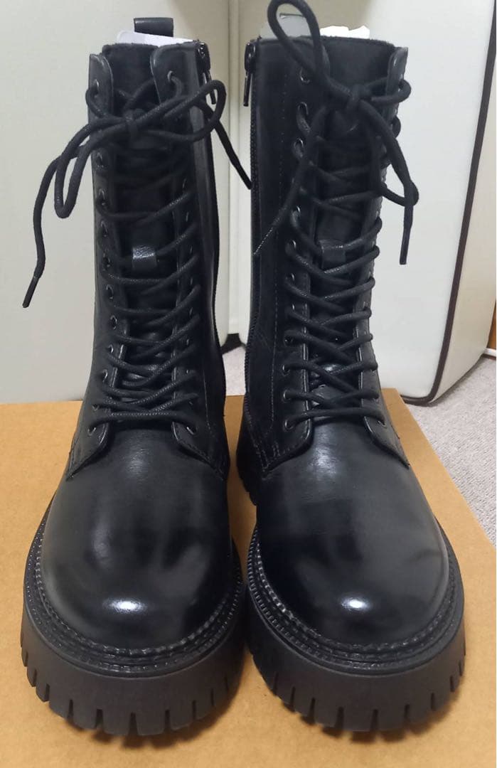 KLONDIKE 本革レースアップブーツ新品未使用23.5cm