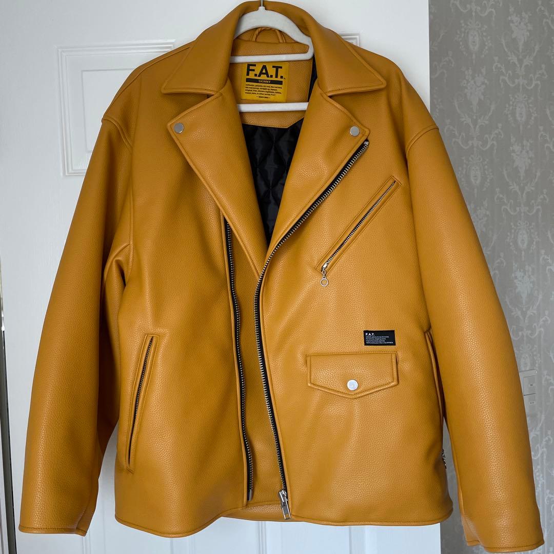 b*e様 FAT イエロー レザーダブルライダース m23983063188_1.jpg?1742676882