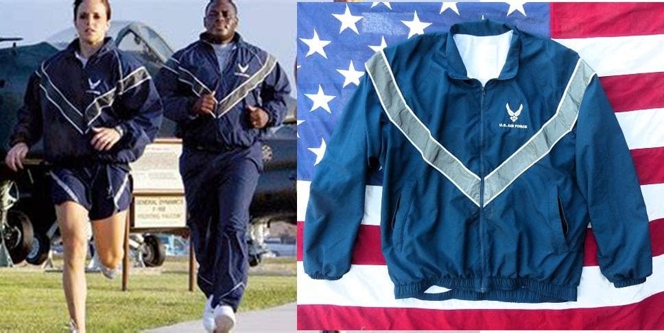 米軍実物 USAF PTU トレーニングジャケット フィットネス　 P52