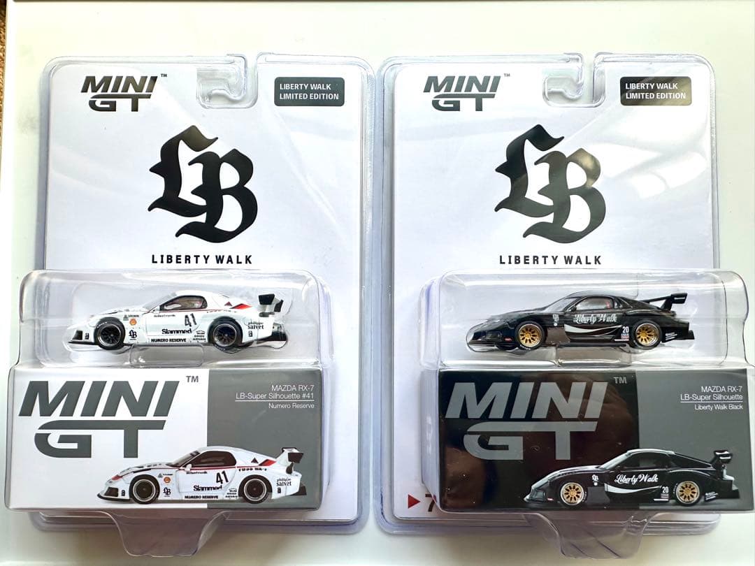 MINIGT マツダ RX-7 LBスーパーシルエット LBWK 2種セット