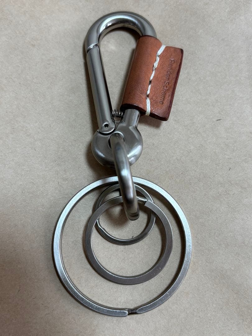 Hender Schemeカラビナキーリングキーホルダーエンダースキーマ