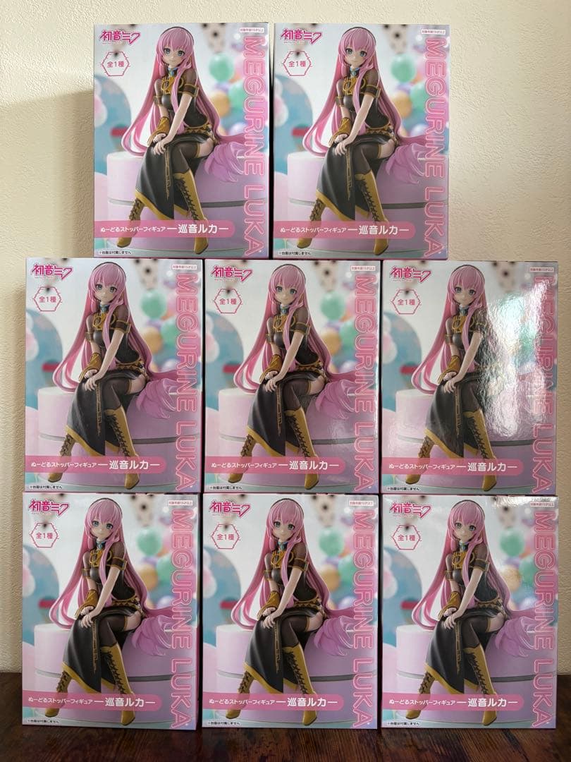 初音ミク ぬーどるストッパーフィギュア 巡音ルカ 8体セット 初音ミク」シリーズより、巡音ルカがぬーどるストッパーフィギュア化