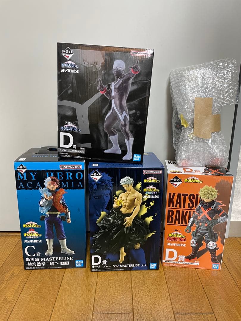 フィギュア 4体セット 爆豪勝己 轟焦凍 トゥワイス オールフォーワンまとめ売り