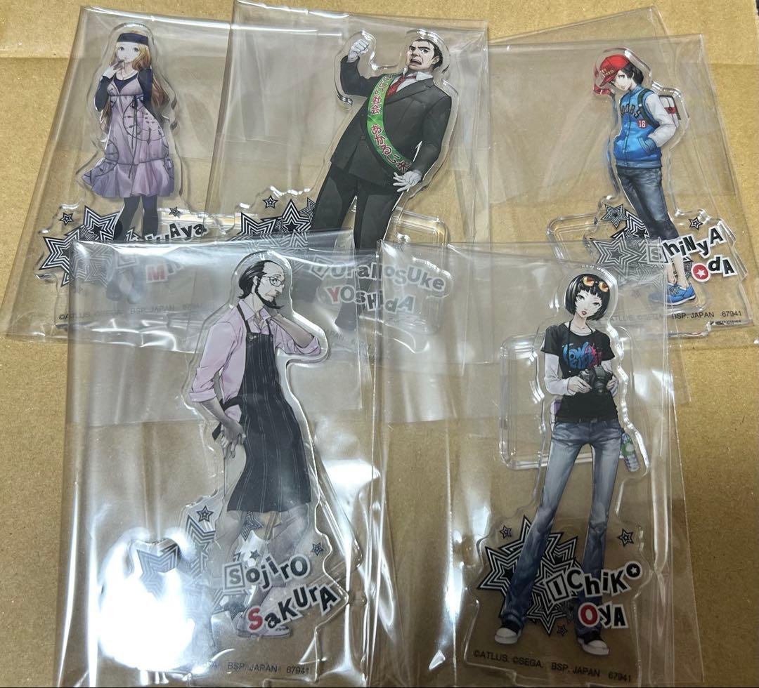 一番くじ ペルソナ5 F賞 アクリルスタンド 5点セット - メルカリ