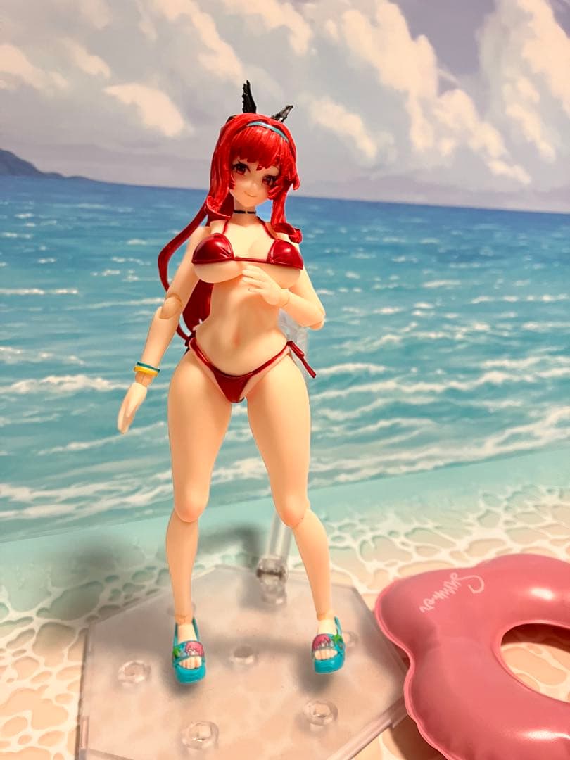 美少女プラモデル　ラピレッドフレーバー　ガレージキット製作、塗装済み