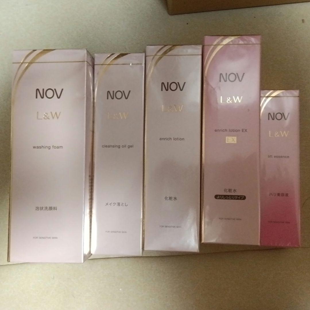 NOV L&Wシリーズ 洗顔・化粧水 5点セット