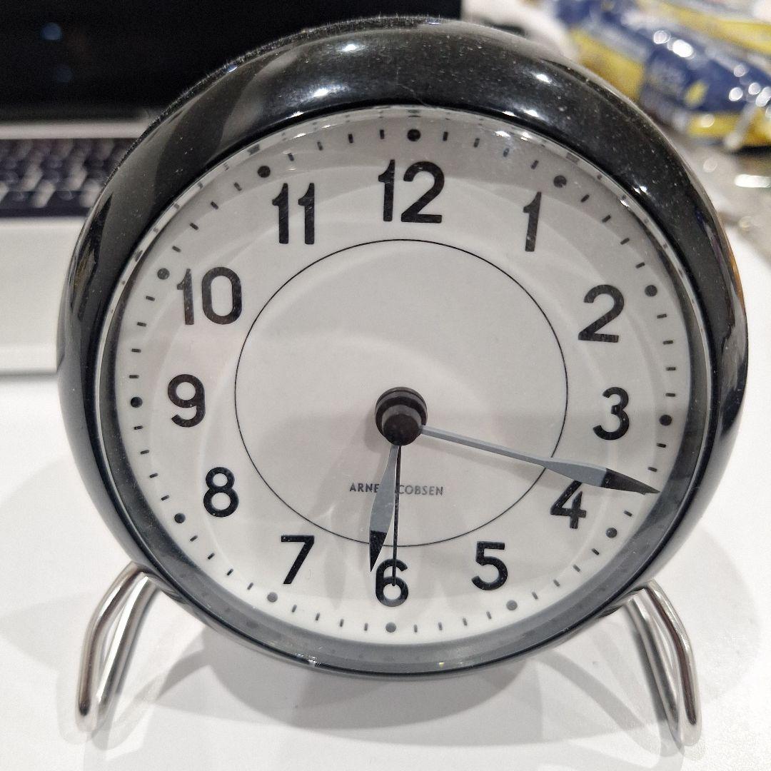 Arne Jacobsen アルネ ヤコブセン 置時計 黒