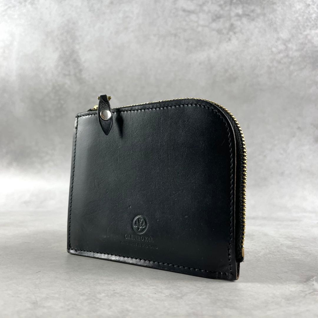 極美品✨ グレンロイヤル L字 ファスナー ケース カードケース ブラック