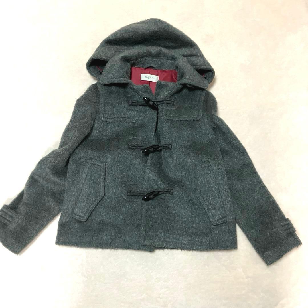 ポールスミスダッフルコートアルパカ混シャギーウールコート