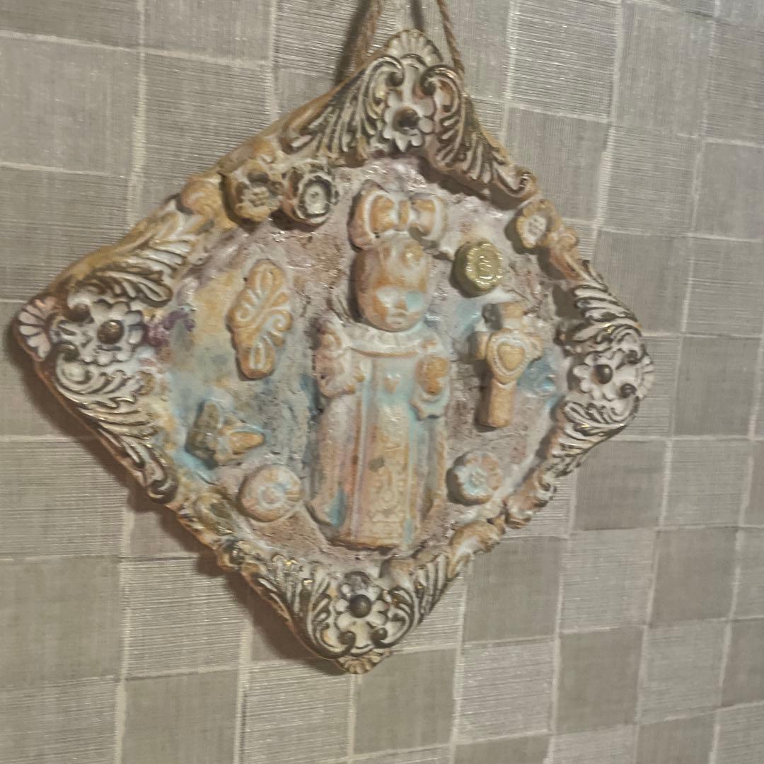 鷹塀三奈　陶板　壁掛け　イエス　幼子 子どもたちに教えるイエス、デジタルキリスト教アート、キリストと