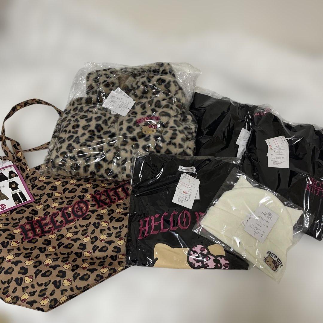 サンリオ　アベイル　ハローキティ　ハッピーバッグ　福袋　6点セット　日焼けキティ サンリオ アベイル ハローキティ ハッピーバッグ 福袋 6点セット