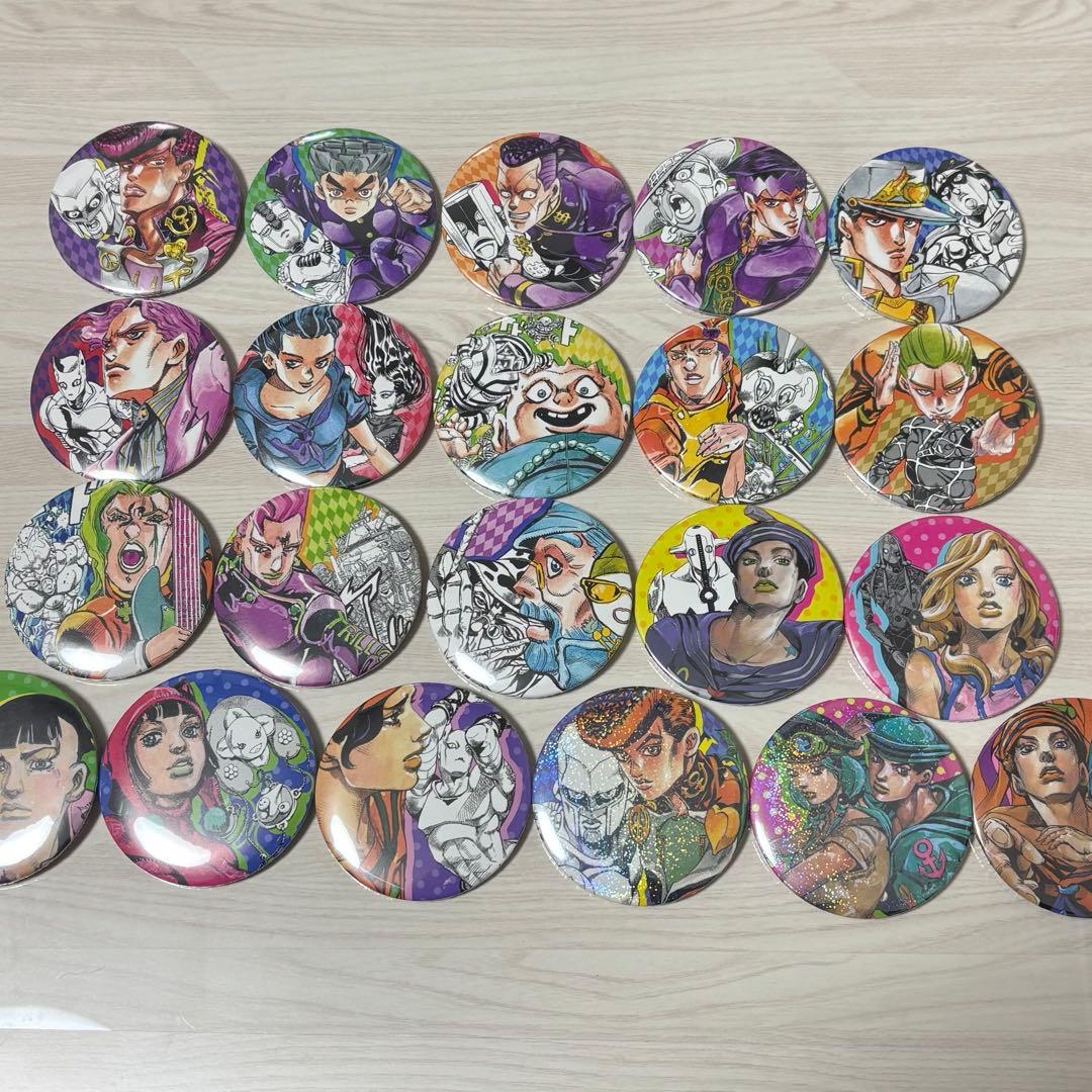 ジョジョ展 in S市杜王町 2017 コレクション缶バッジ コンプリートセット ジョジョの奇妙な冒険 ジョジョ展 in S市杜王町 2017 コレクション缶