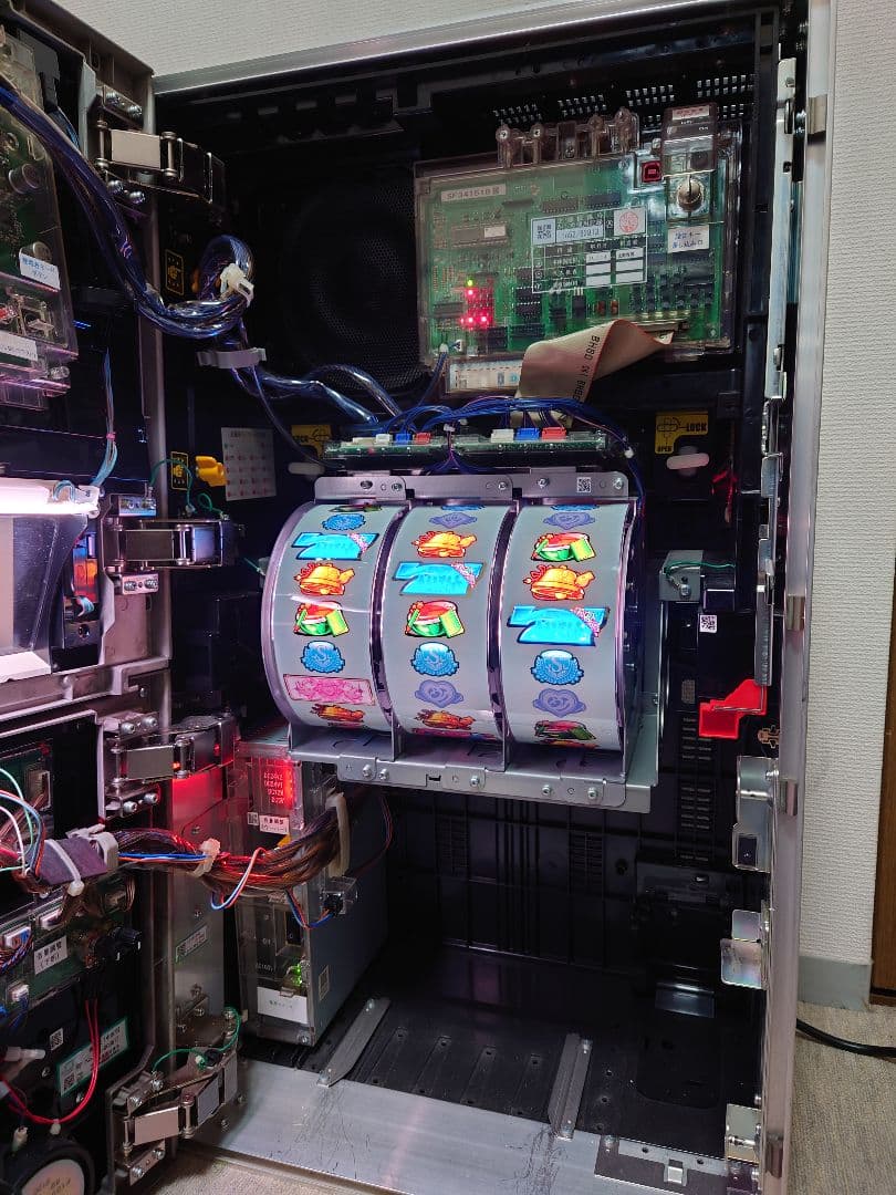 OH済／美品 パチスロ実機 オリンピア『ガールフレンド(仮)』 不要機付