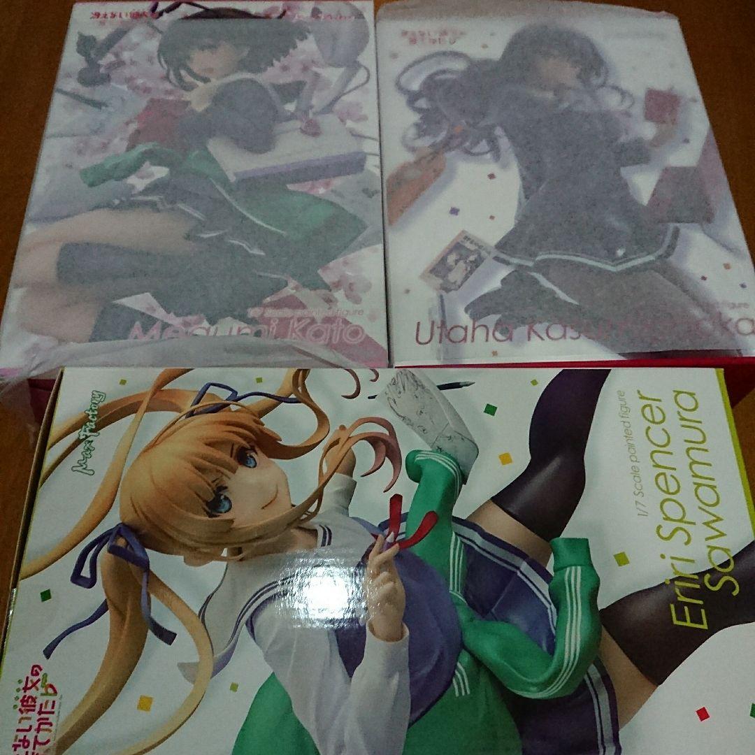 冴えない彼女の育てかた マックスファクトリー フィギュア 3点セット