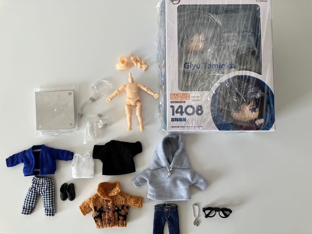 ねんどろいど 冨岡義勇 フィギュア 1408 どーる セット