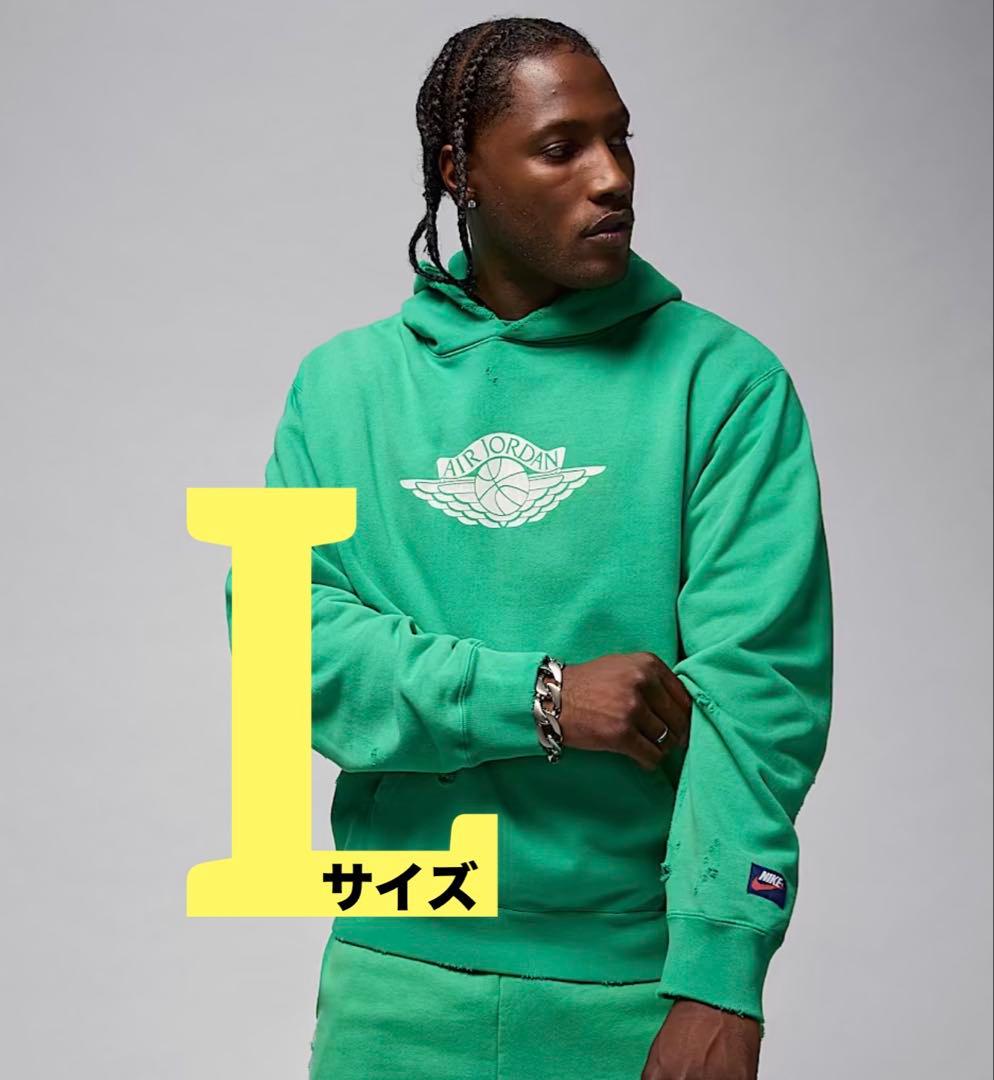【新品未使用】JORDAN レア エア フリース プルオーバー フーディー