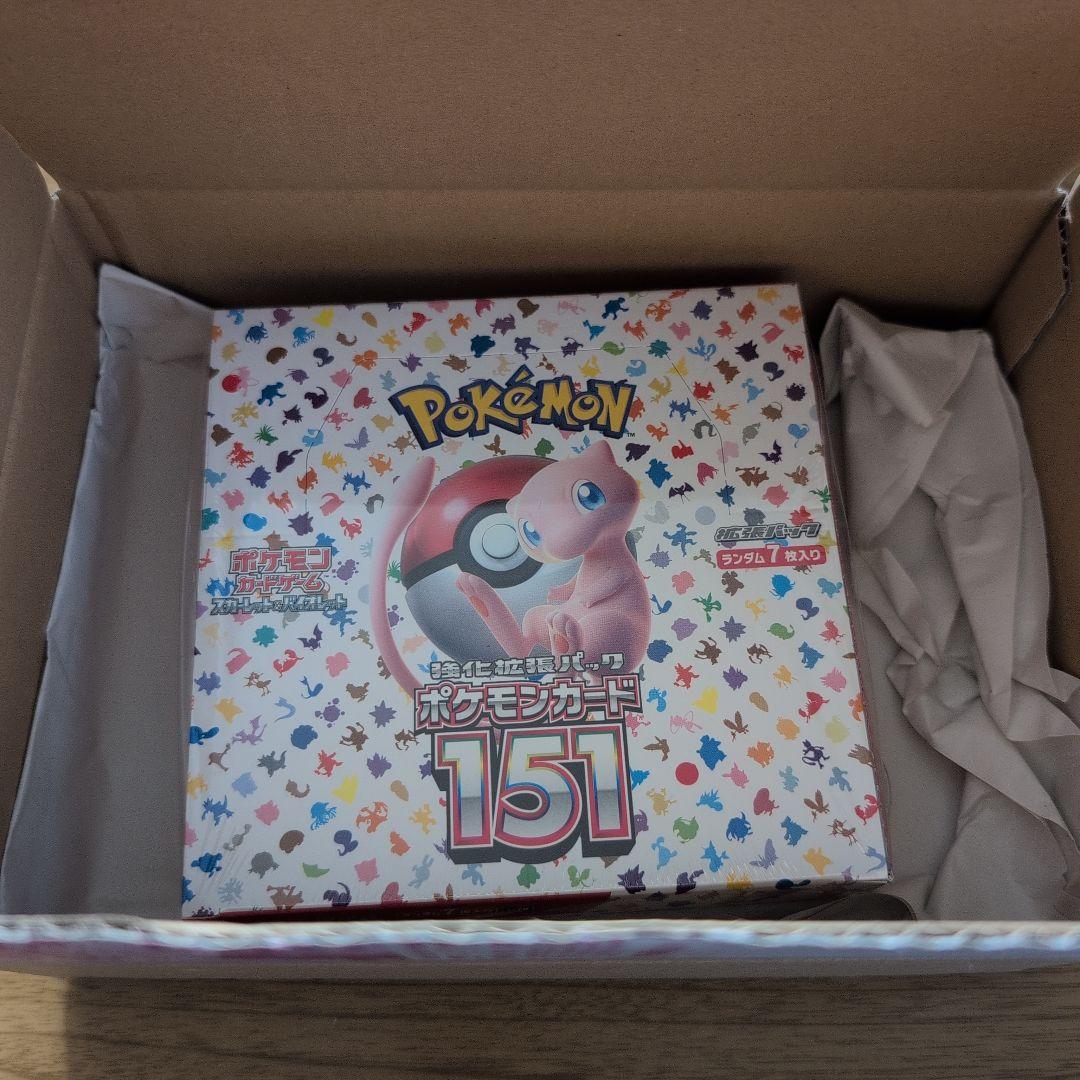 ポケモンカード151 シュリンク付き　未開封 ポケモンカードゲーム ポケモンカード151 BOX シュリンク付き 新品 未