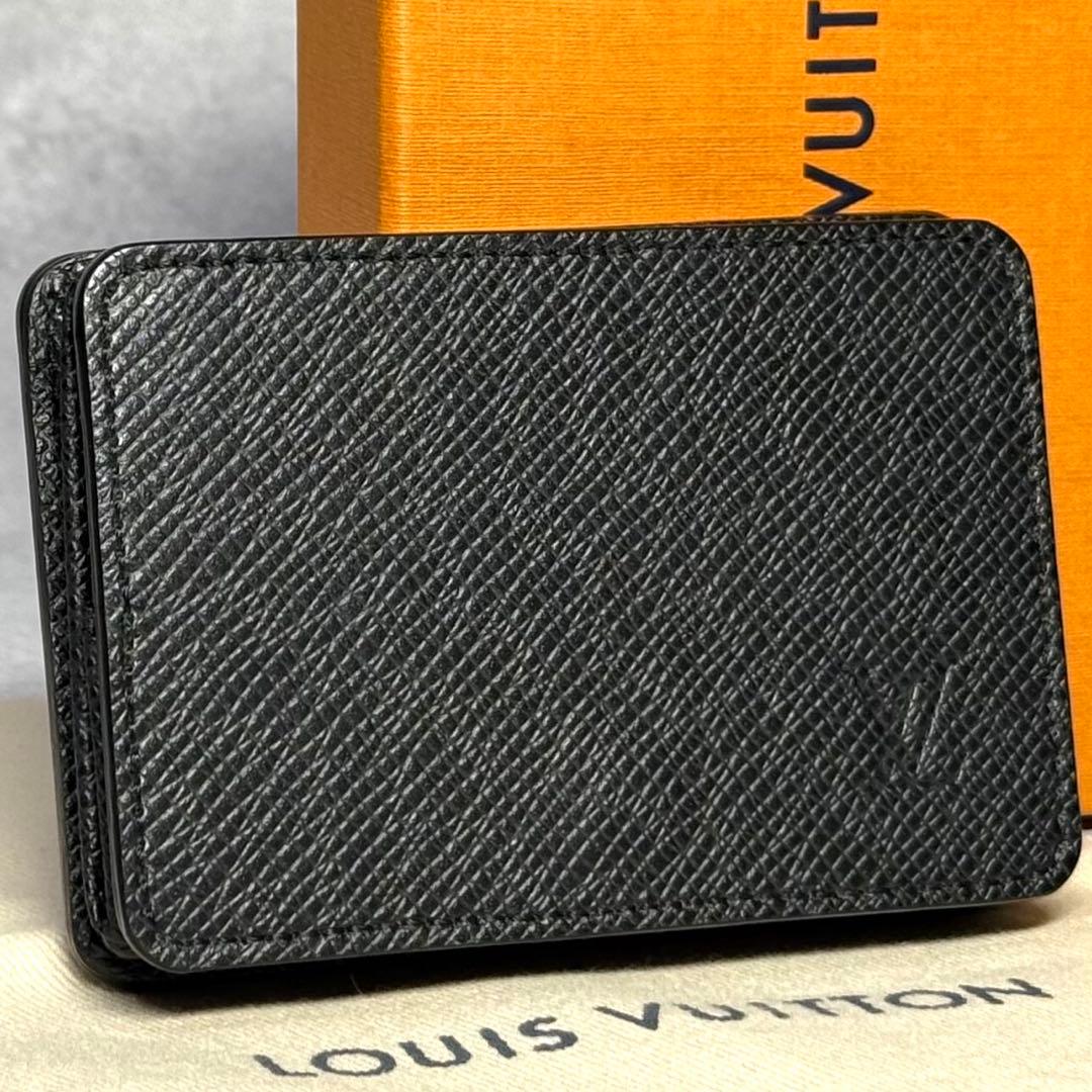 新品同様 ルイヴィトン タイガ ノワール パース 小銭入れ