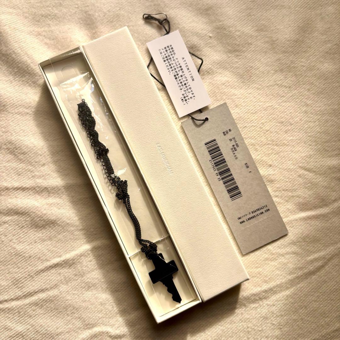 LAD MUSICIAN CROSS KEY NECKLACE ブラック 黒 LAD MUSICIAN ONLINE SHOP