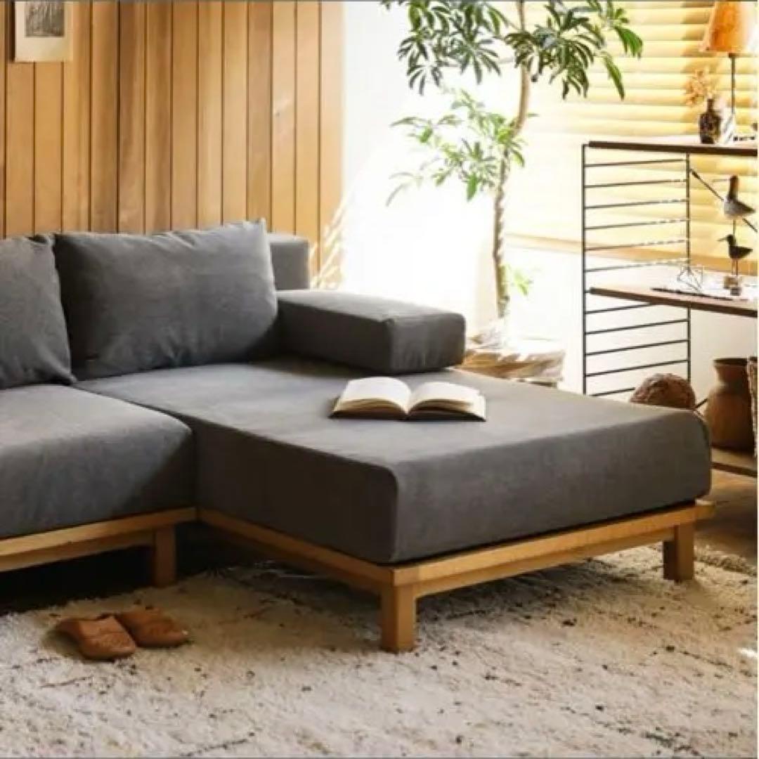 sieve ソファrect unit sofa ワイドタイプ　グレー