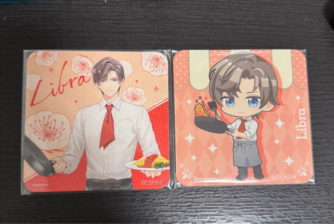 未定事件簿　左京静真　コースター　セット　特典　コラボ　E-DINER