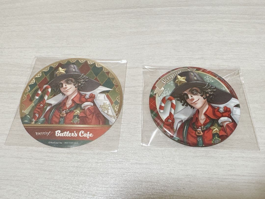 探鉱者 バトラーズカフェ 缶バッジ＆コースター クリスマス 本日限定値下げ