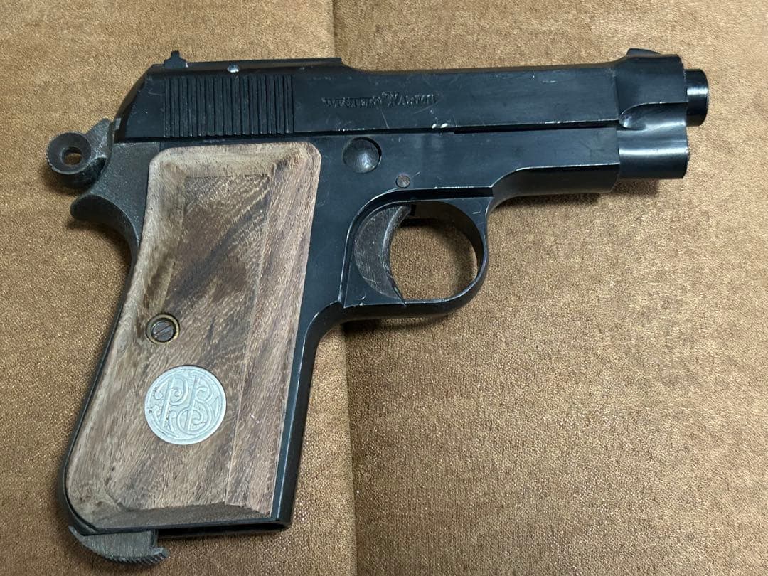 ベレッタ M1934 モデルガン WA刻印入り 木目グリップ マガジン欠品