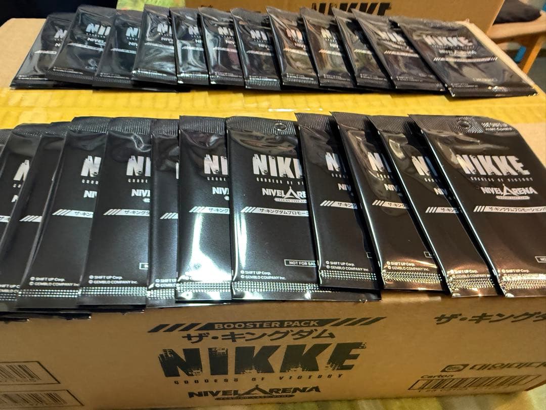 NIKKE ニベルアリーナ ザ・キングダム1カートンプロモ24パック付き未開封