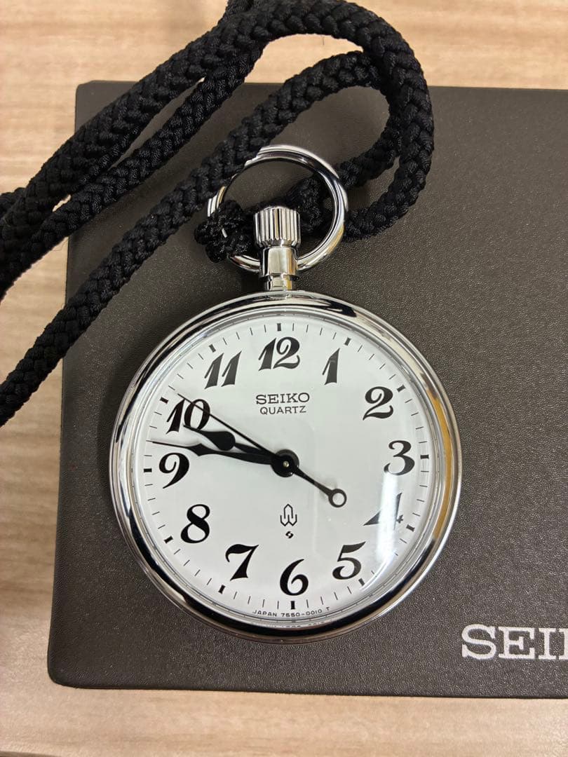 SEIKO セイコー 懐中時計 7550-0010 鉄道時計 国鉄 - メルカリ