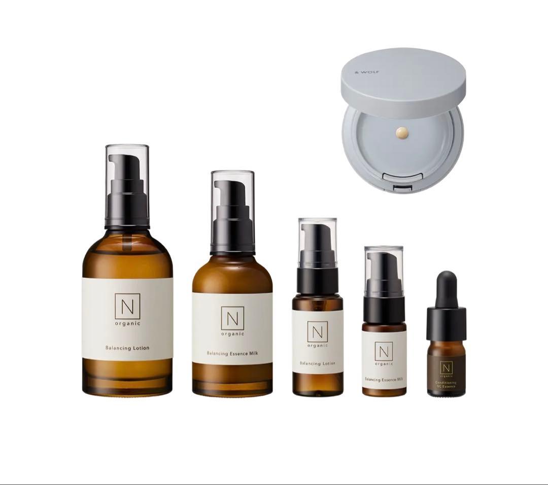Nオーガニック　ベーシック　ローション・エッセンスミルクセット　ファンデーション N organic Basic バランシング ローション・エッセンスミルクセット