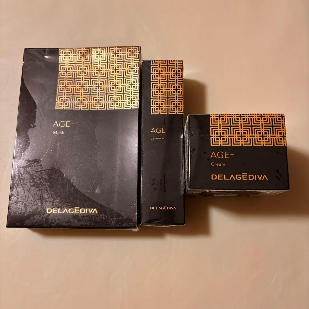 【新品・未開封】DELAGEDIVA 3点セット(マスク・美容液・クリーム)