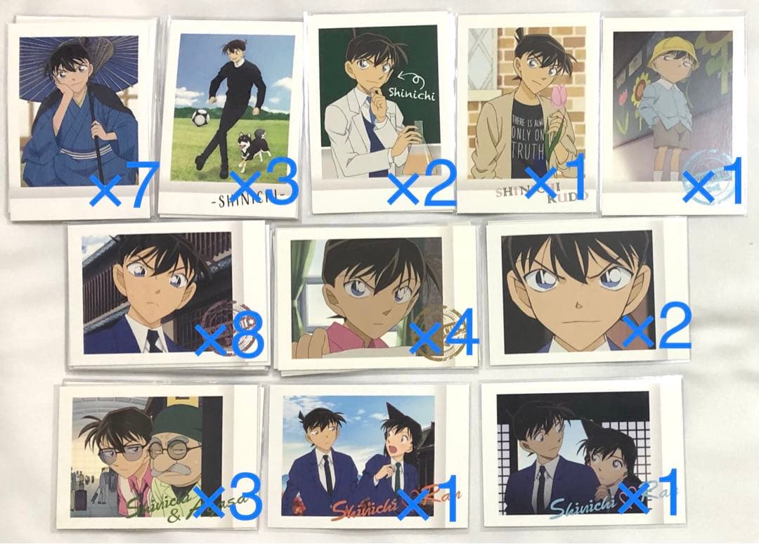 名探偵コナン ぱしゃこれ 工藤新一 新蘭 12.工藤新一＆毛利蘭(背中合わせ)】名探偵コナン ぱしゃこれ Vol.4