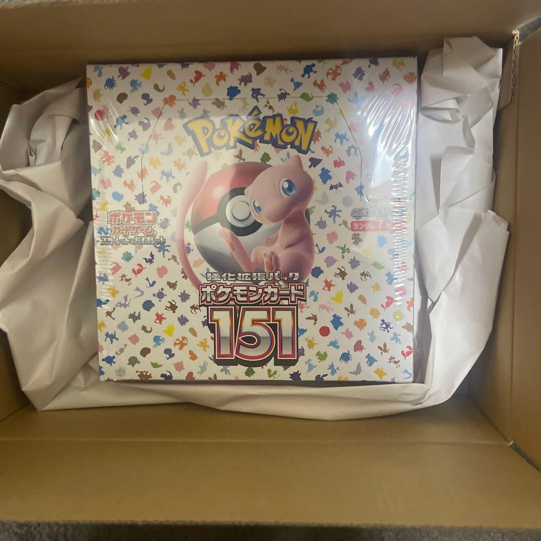 ポケモンカード 151 シュリンク付き ポケセン産 1箱 納品書付き - メルカリ