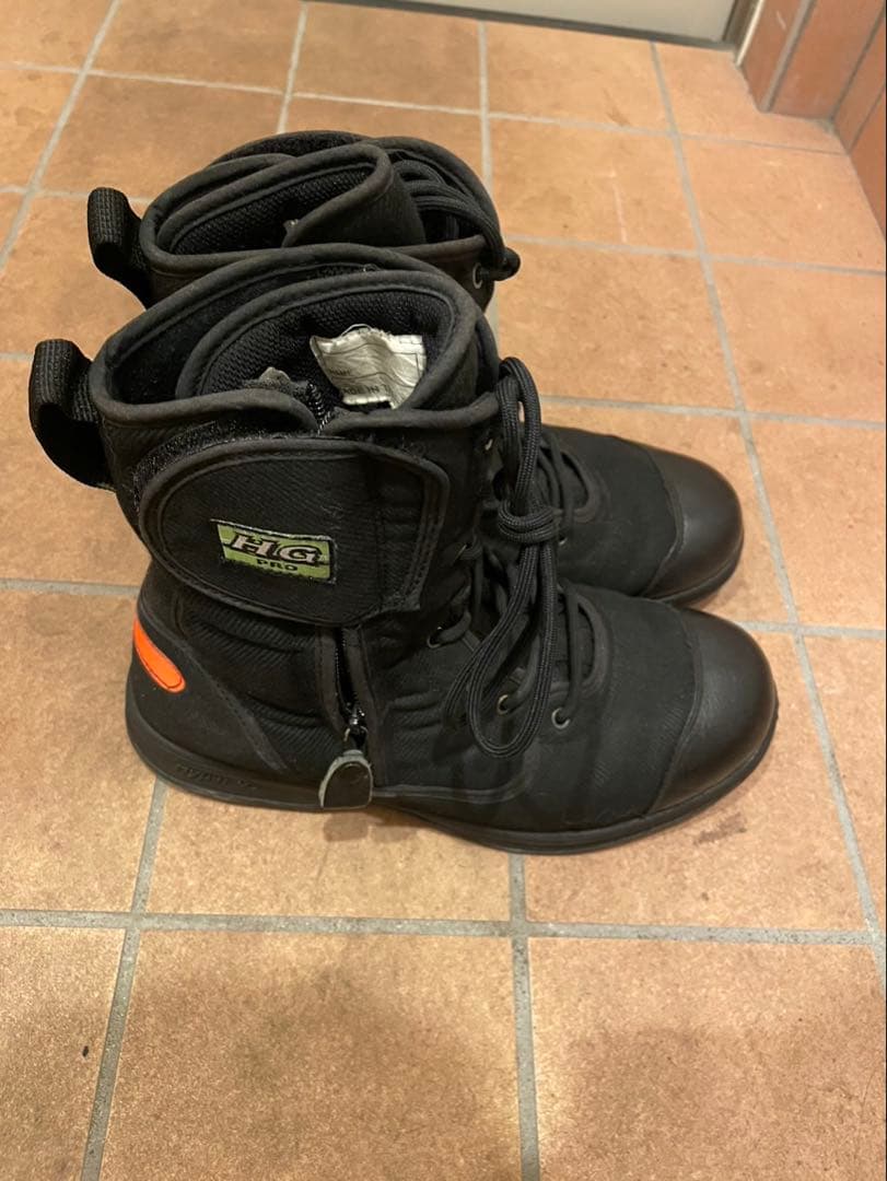 三益消防機材製 HG-PRO ハイグリップ布製編み上げ靴 消防 救助 - メルカリ