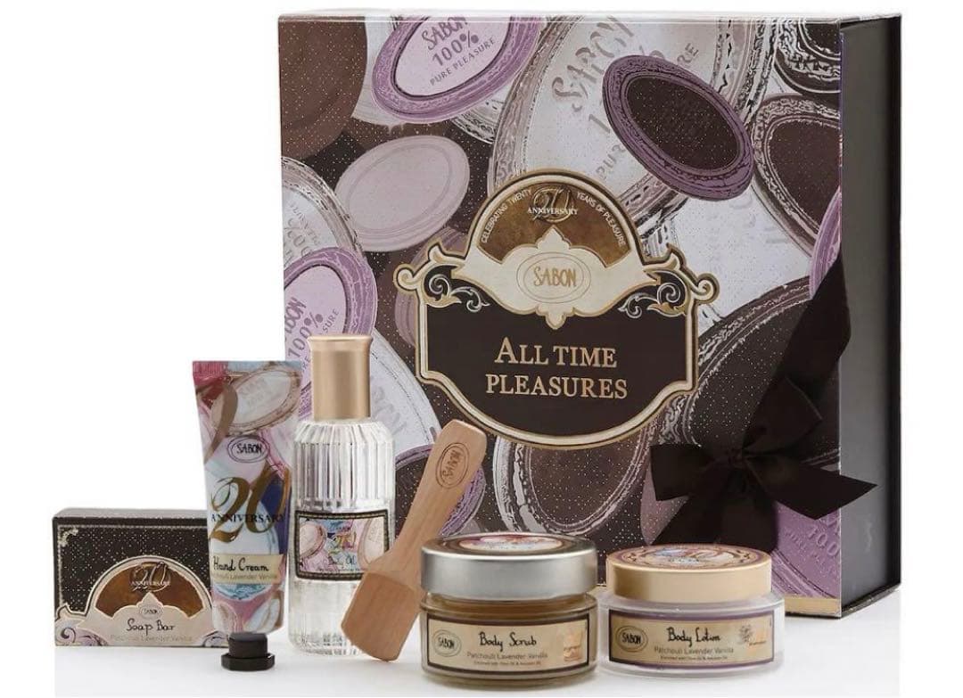 【新品未使用】サボンSABON 20周年ボックス　記念　スクラブ　オイル　石鹸 新品未使用】サボンSABON 20周年ボックス 記念 スクラブ オイル 石鹸
