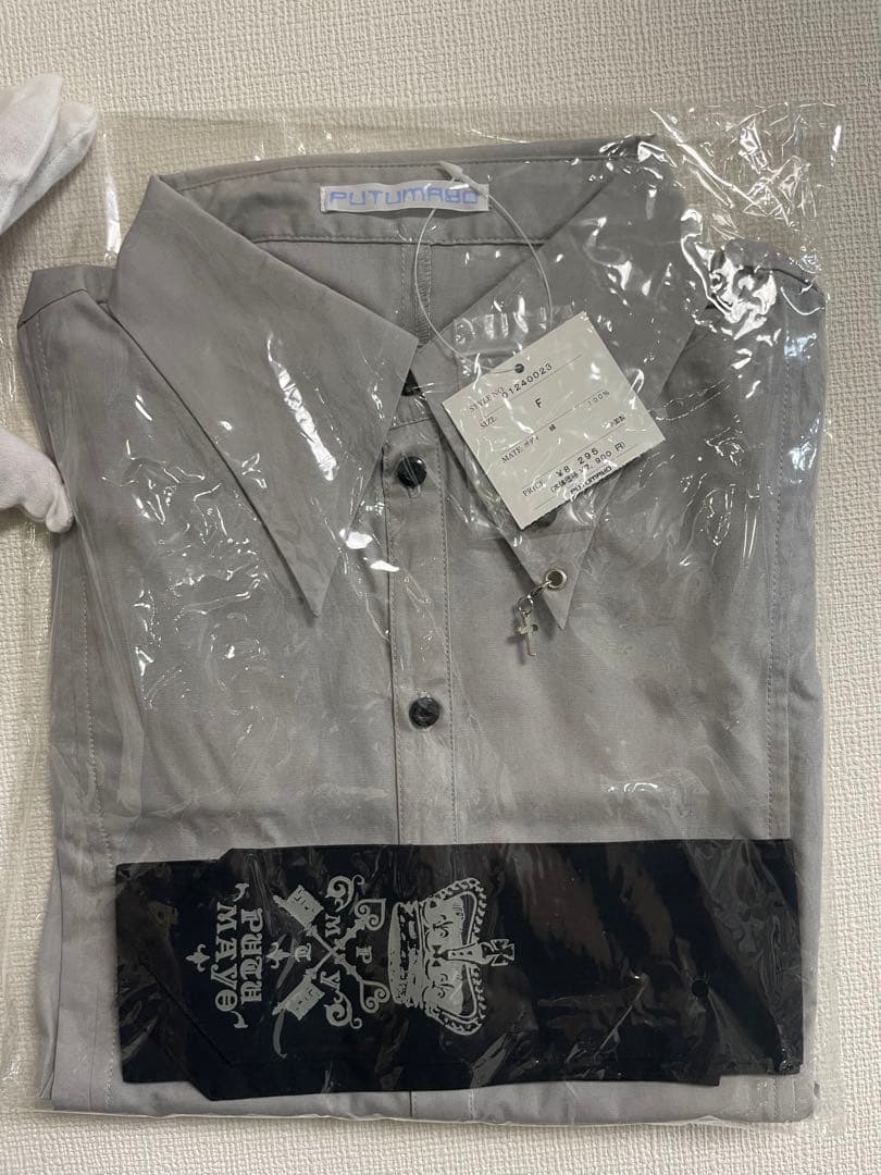 PUTUMAYOプトマヨ 長袖シャツ ブラウス ネクタイ付