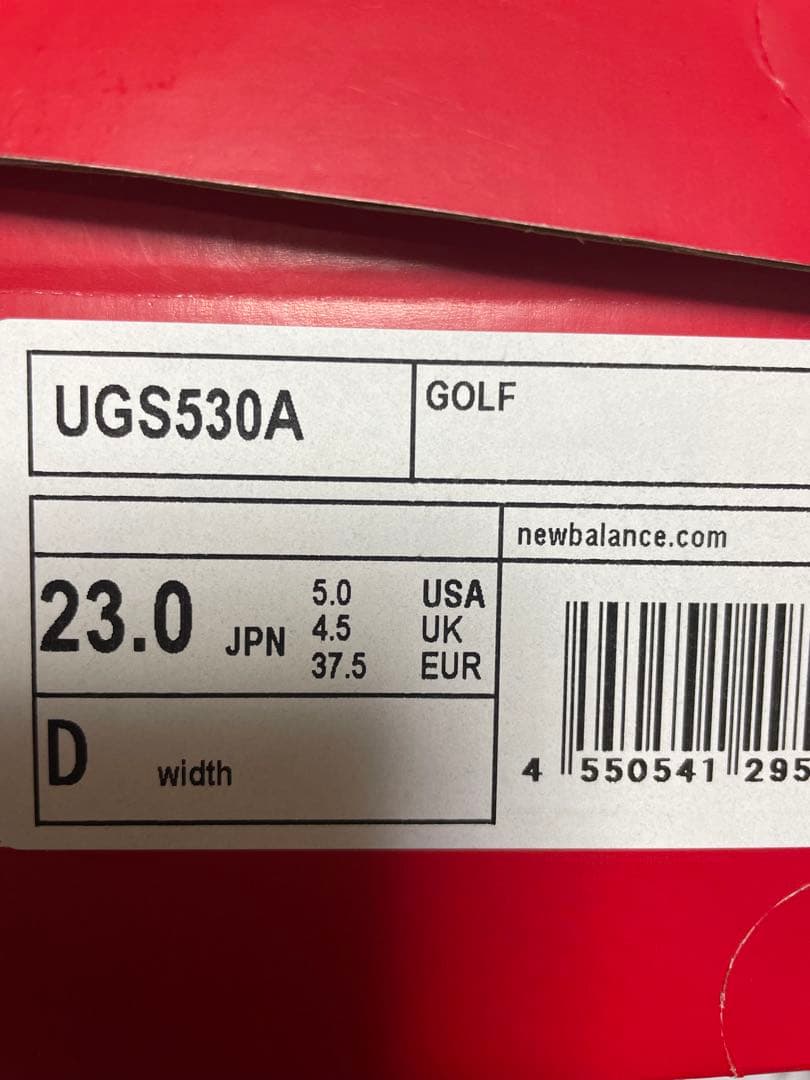 りす様専用 New Balance ゴルフシューズ 練習場一度のみ着用 23cm