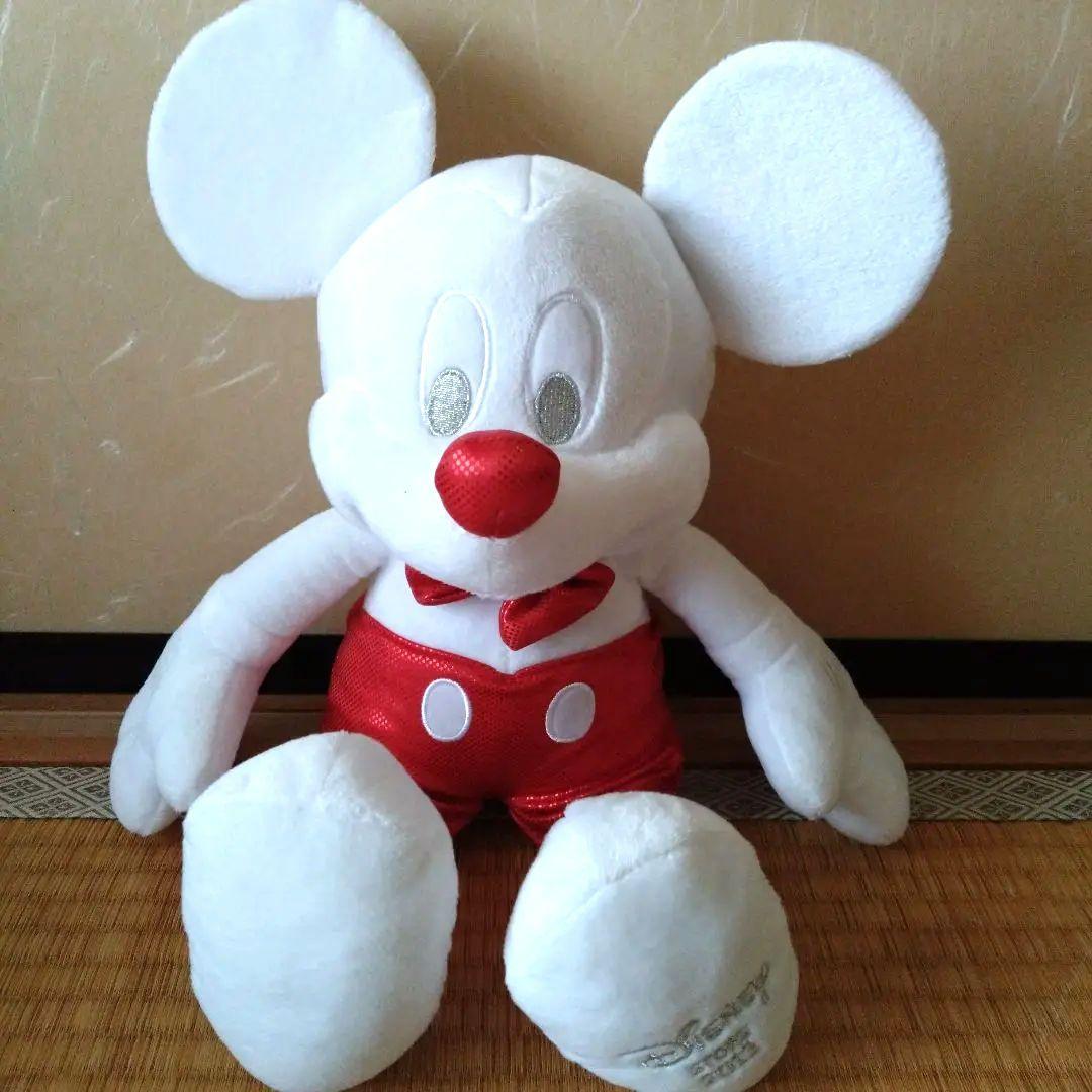 ディズニー】 白いミッキーマウス ぬいぐるみ - メルカリ