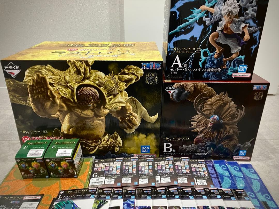 ワンピース一番くじ A賞 B賞 ラストワン賞 未開封　おまけ付き