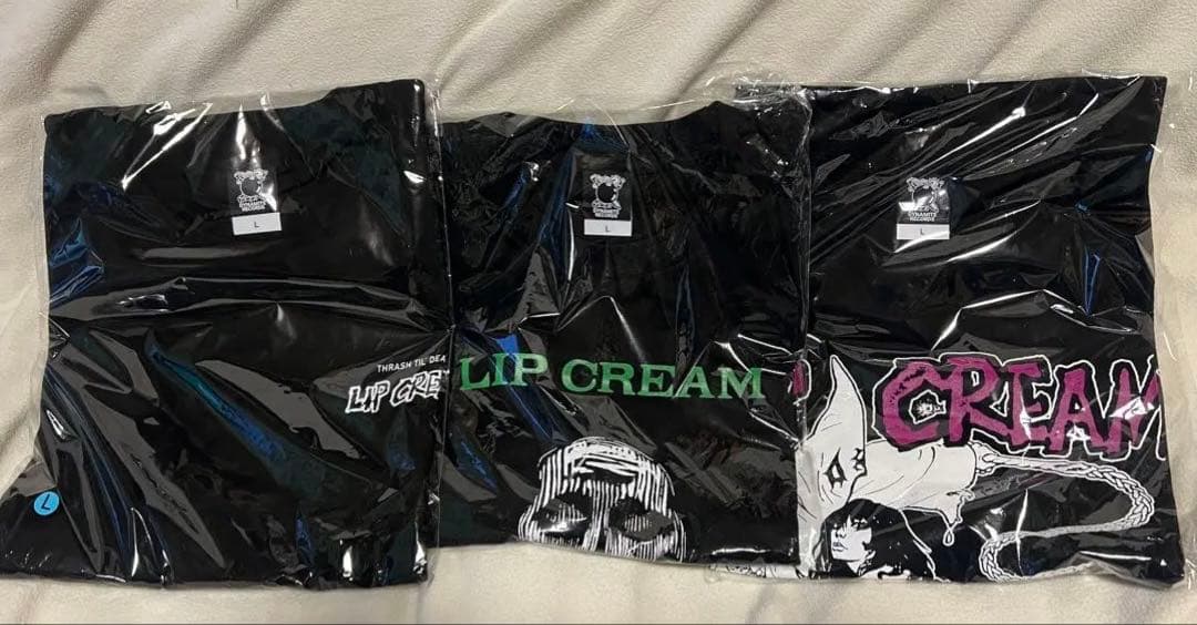 未開封　LIP CREAM Tシャツ　3枚セット　サイズL