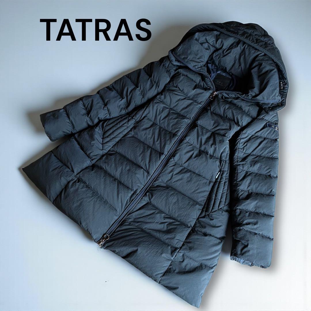 TATRAS ポリテアマ LTA20A4694 02 ダウンコート 紺 ネイビー TATRAS タトラス LTA20A4694 ナイロン politeama/ポリテアマ ダウン