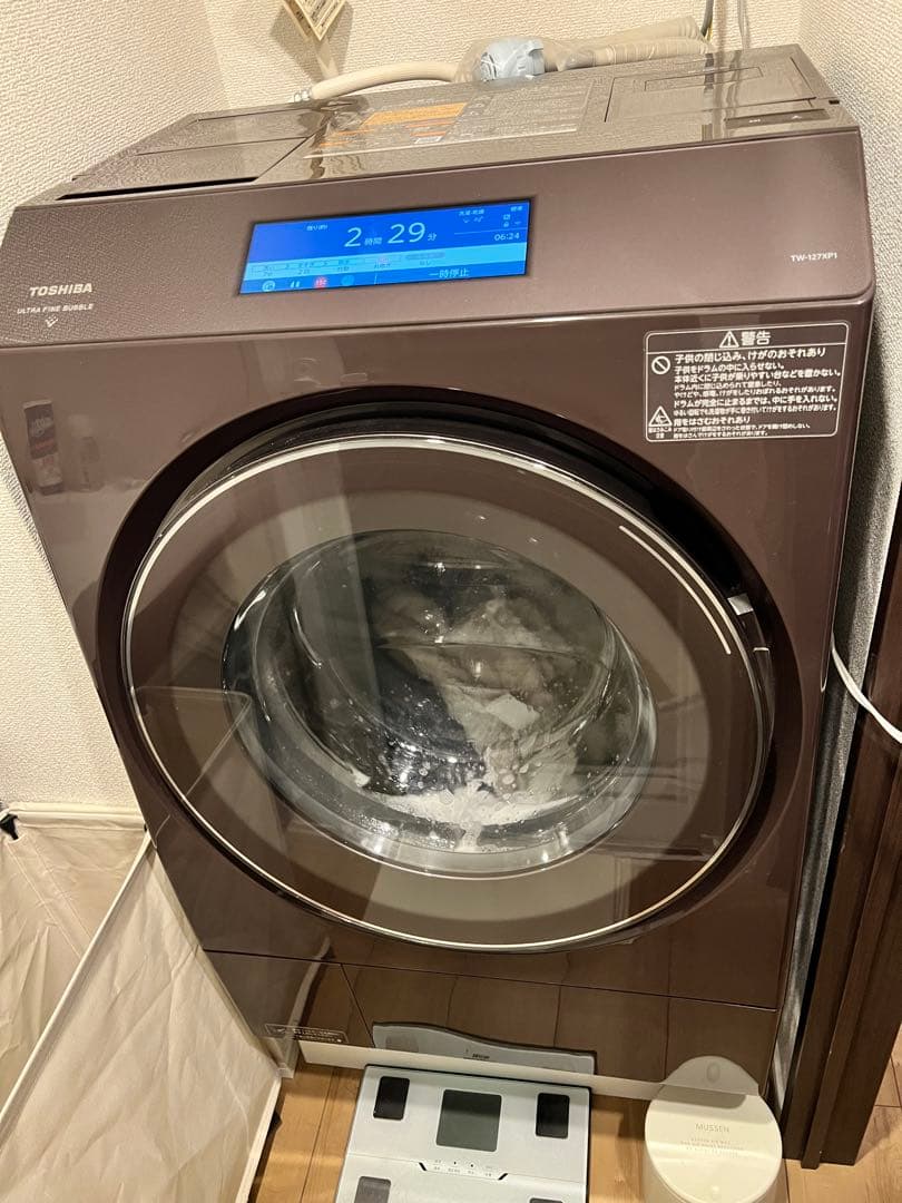 【送料込み】 東芝 ドラム式洗濯機 TW-127XP1