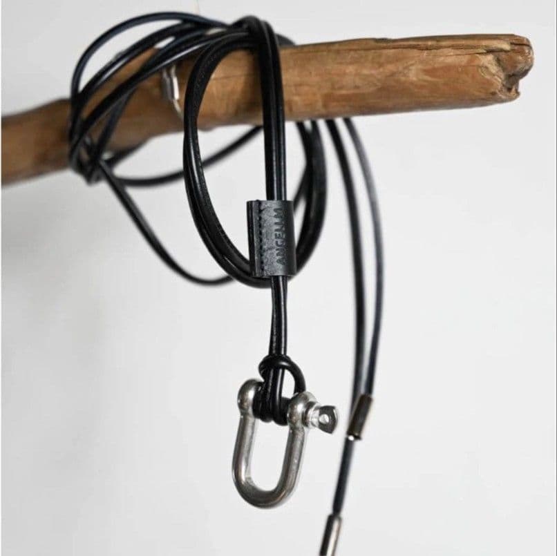 【即完売】ANCELLM LEATHER ROPE BELT LEATHER ROPE BELT (BLACK) – ANCELLM