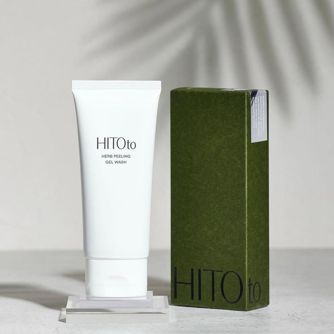 HITOto ハーブピーリングジェルウォッシュ（ジェル洗顔）100g×3個セット