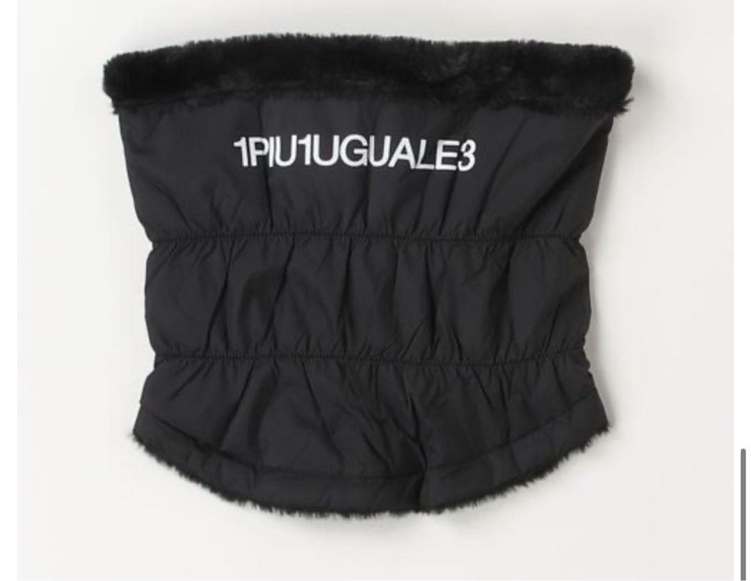 【新品未使用】1PIU1UGUALE3 ネックウォーマー 黒