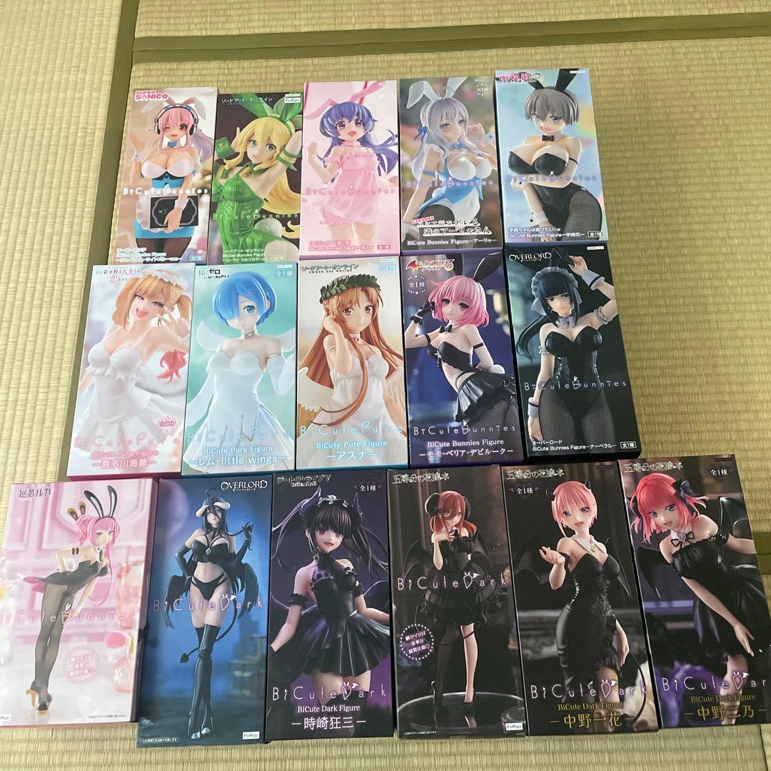 BiCute Bunnies Figure まとめ売り 16点 Amazon.com: Furyu Hatsune Miku (White Bunny Pearl Color Version