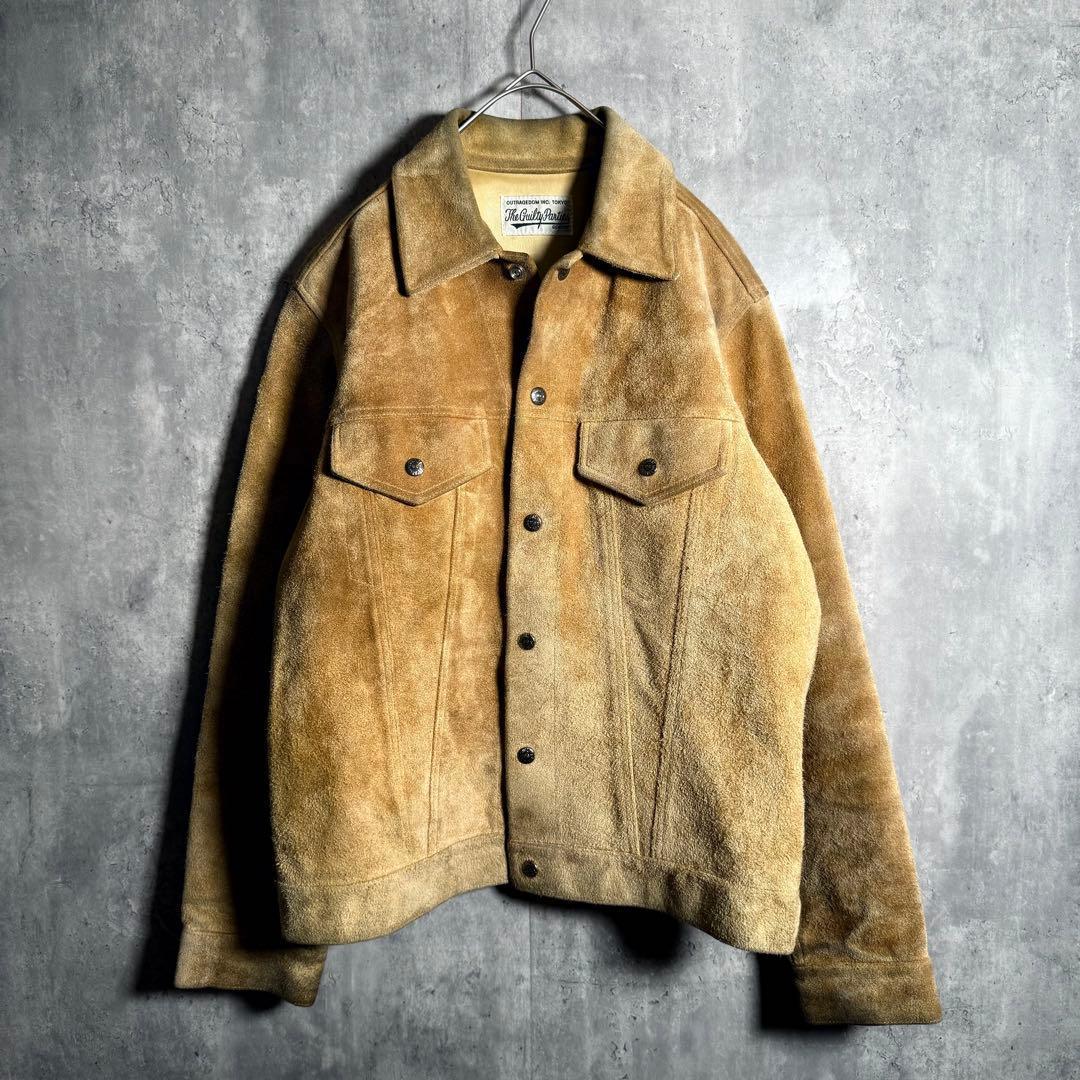 ⭐️希少⭐️ワコマリア スウェードトラッカージャケット 日本製 L〜XL相当 非売品