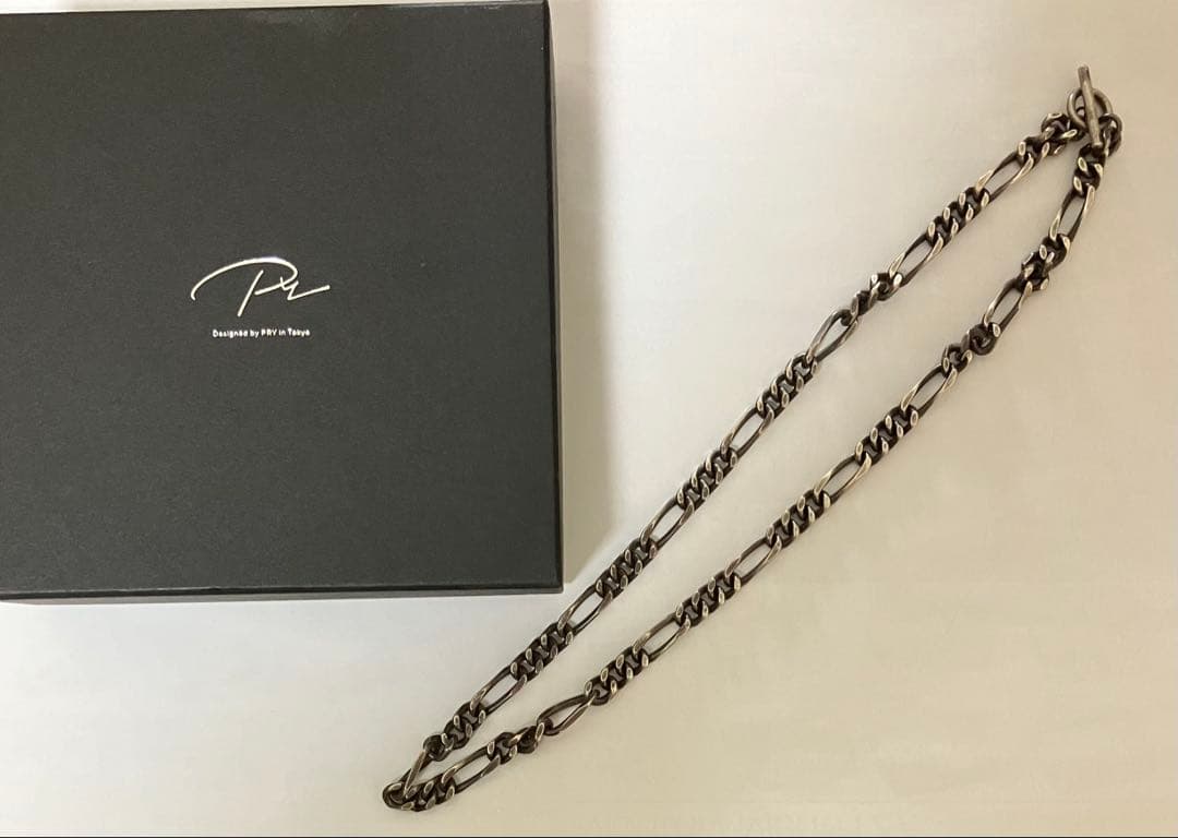 【PRY】Antique Silver Chain Necklace 925