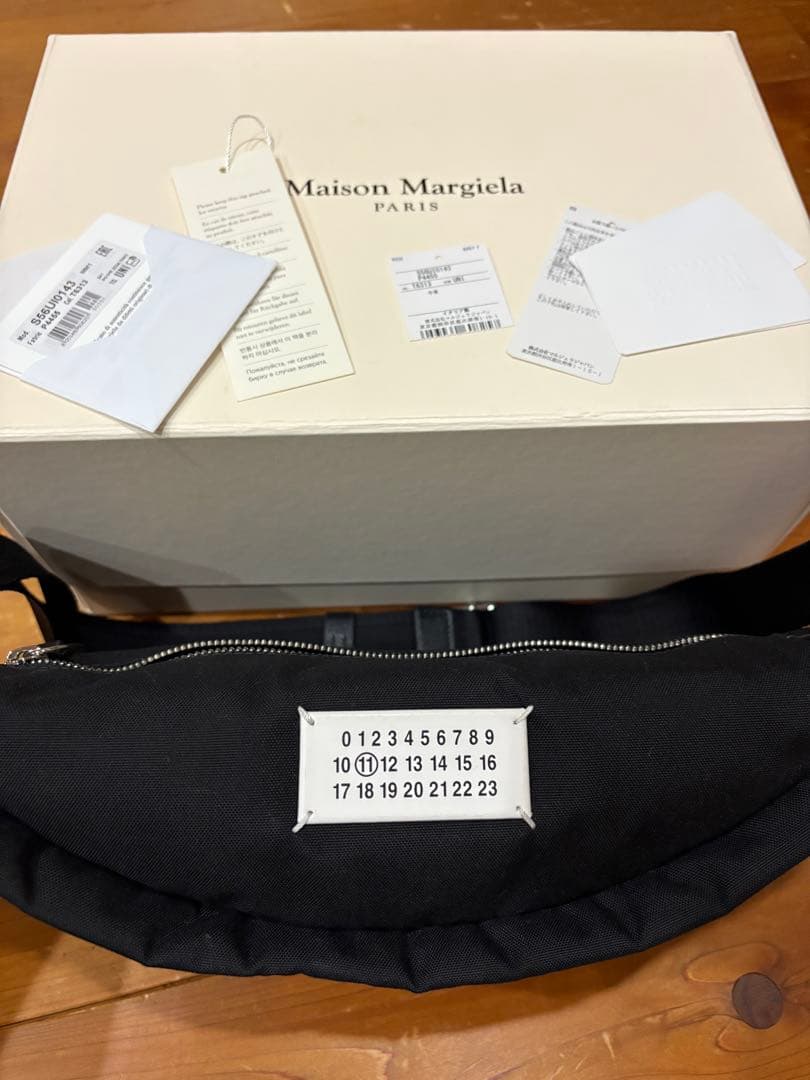 中古Maison Margiela グラムスラム スポーツベルトバッグ ブラック Maison Margiela（メゾンマルジェラ） ボディバッグ Glam Slam グラム